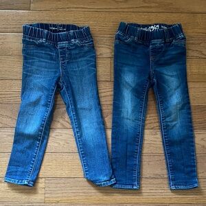 Gap pair of girls jeans size 4